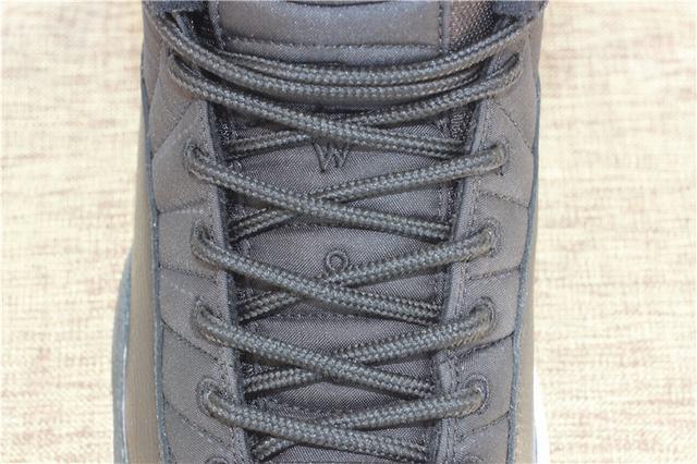 Authentic Air Jordan 12 “Black Nylon” Waterproof From PK